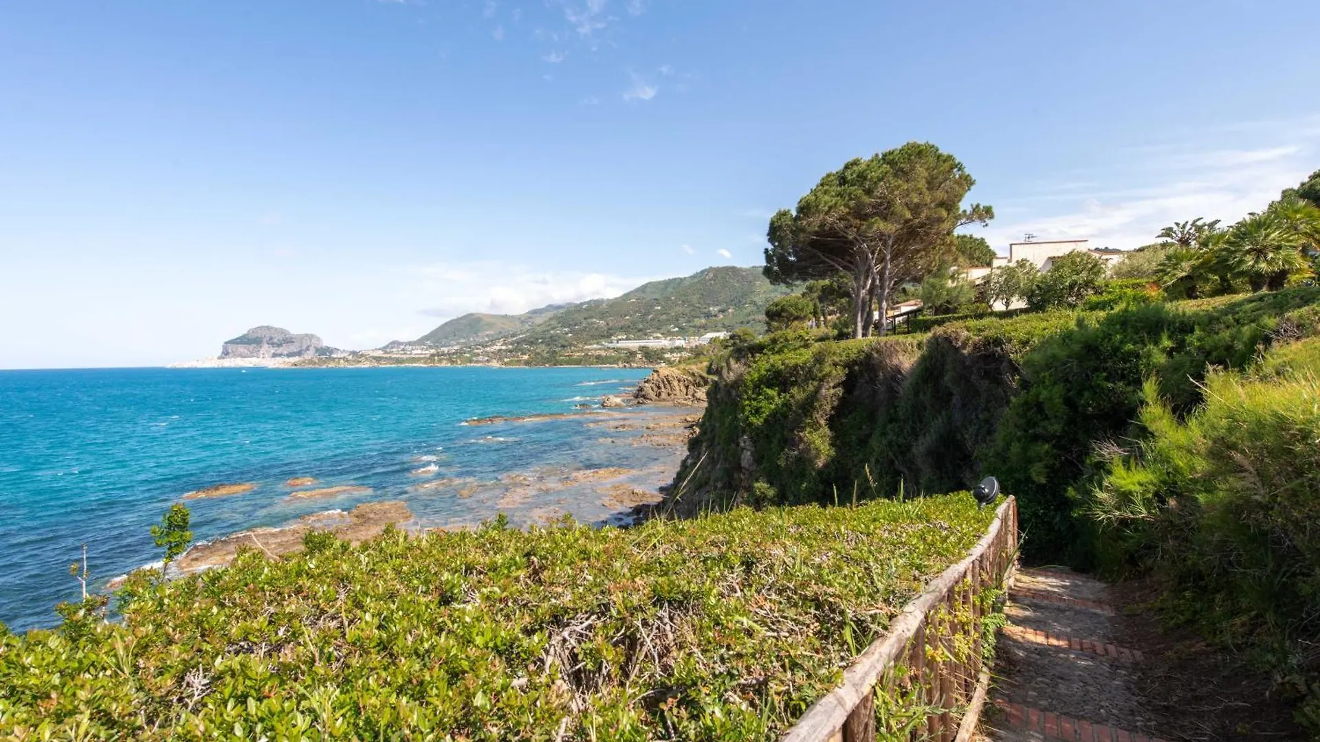 Villa Giulia Fronte Mare Con Spiaggia Privata Cefalù Itálie